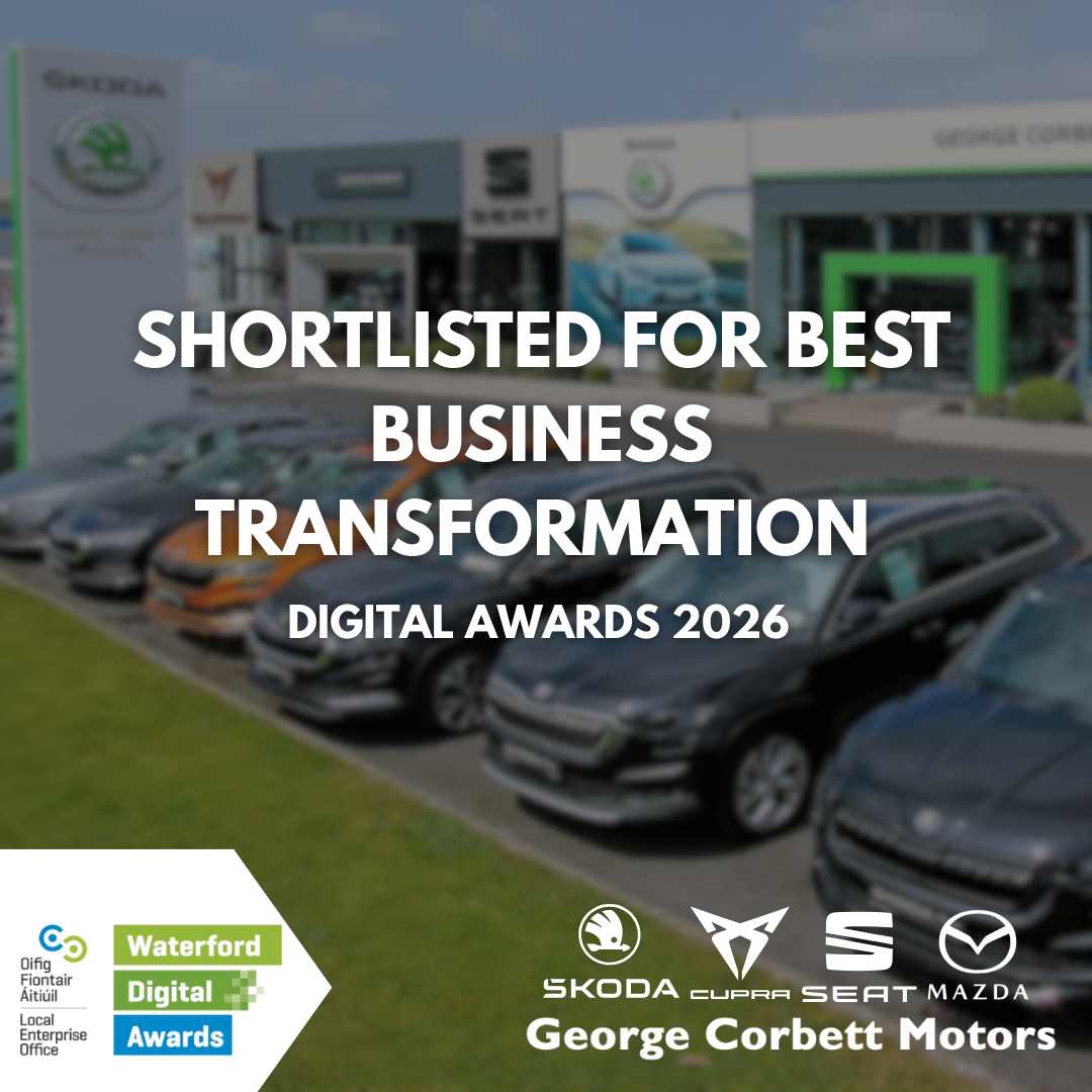 George Corbett Motors Shortlisted for a Digital Transformation Award - What It Means for You